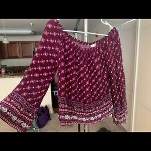 Flowy off the shoulder top